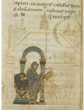 윈체스터의 성 에텔볼도의 축복 기도_Scanned from C. Karkov - The Art of Anglo-Saxon England at The Boydell Press 2011.jpg